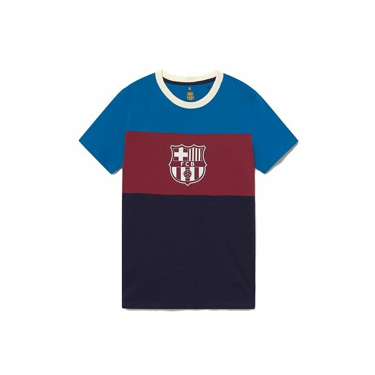 Men's Short-sleeved Football Shirt F.C. Barcelona Blue/XL