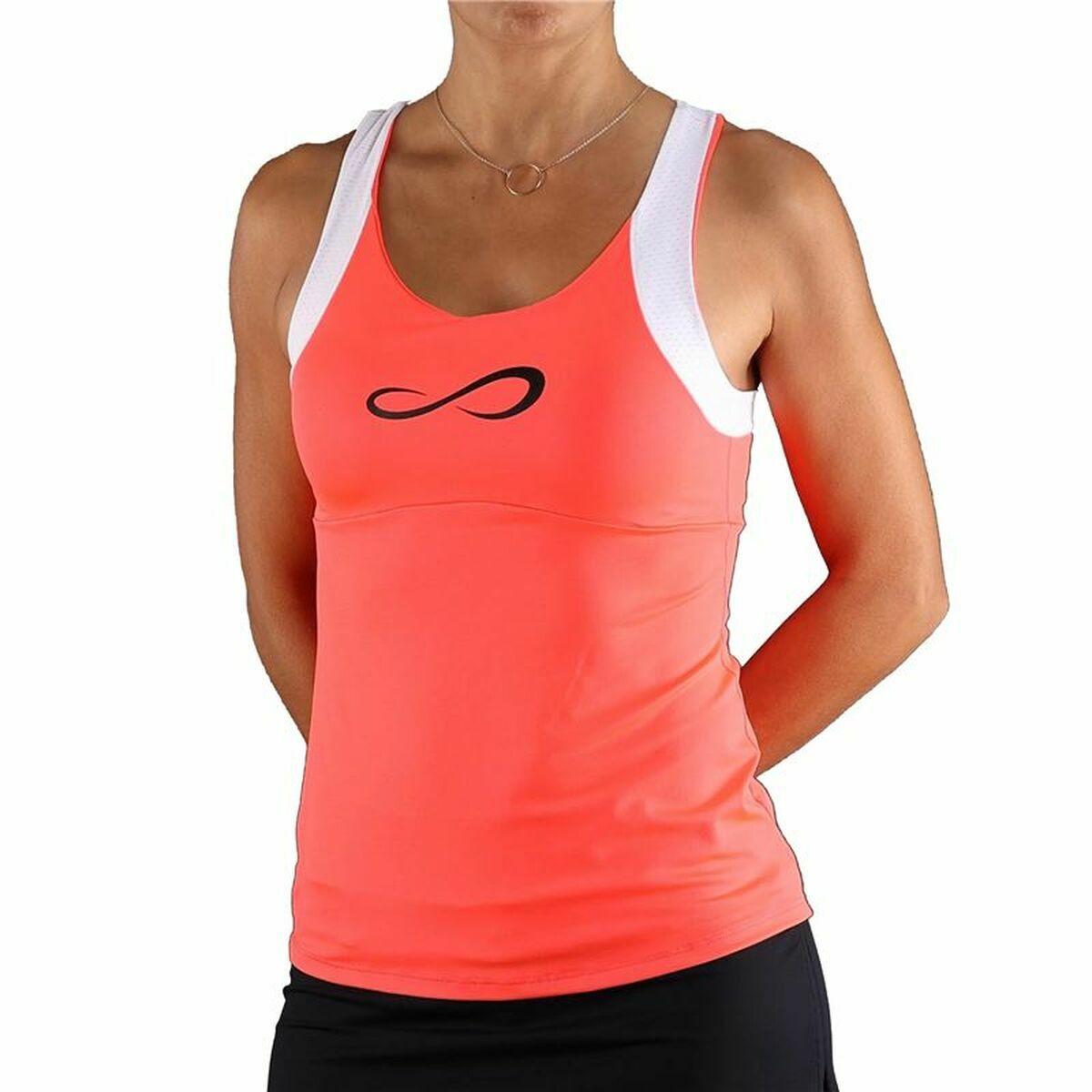 Tank Top Women Endless Race Padel Salmon/L