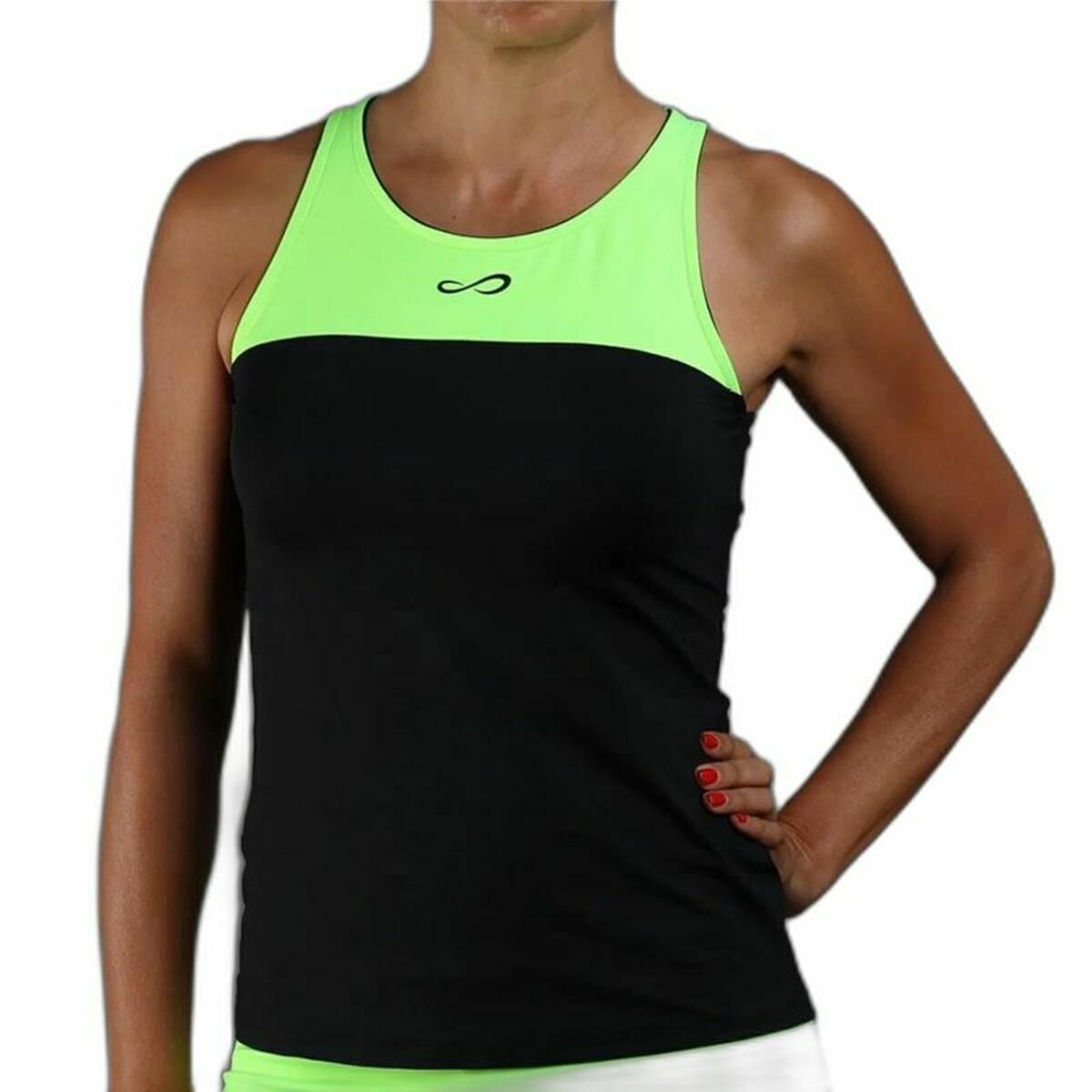 Short-sleeve Sports T-shirt Endless  Lace  Lime green/L