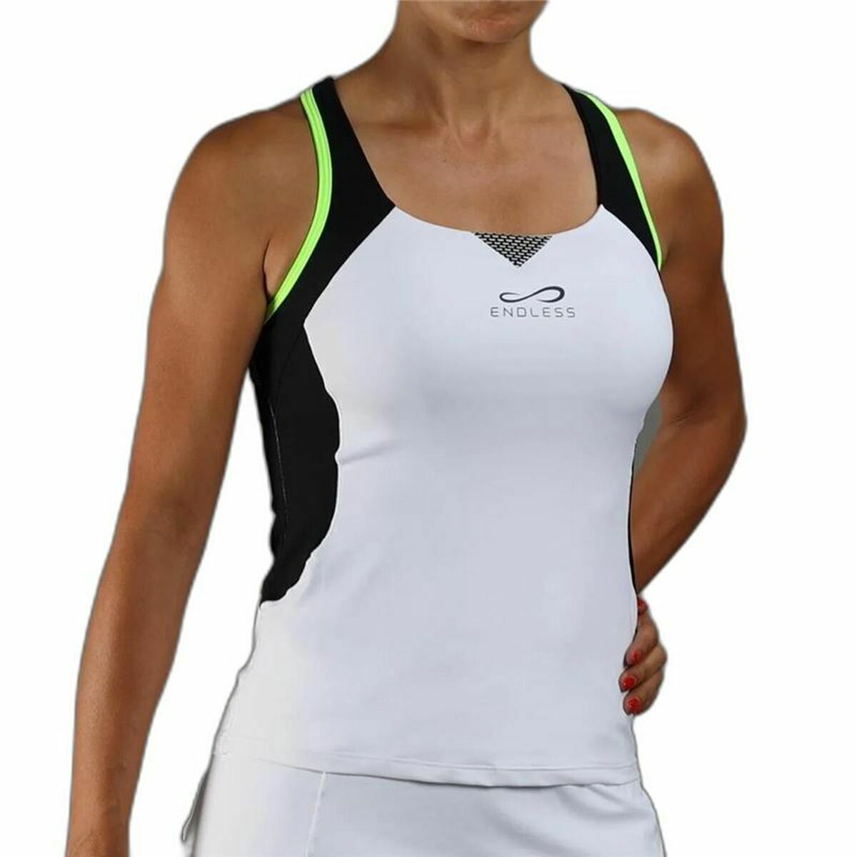 Short-sleeve Sports T-shirt Endless Starlett White/L