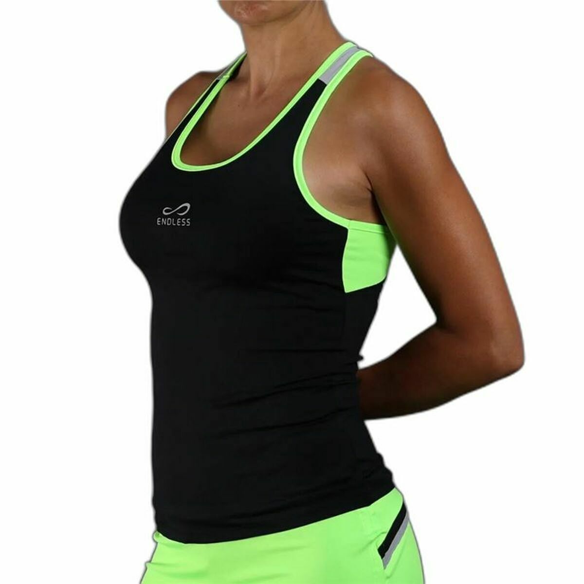 Short-sleeve Sports T-shirt Endless Flow  Black/L