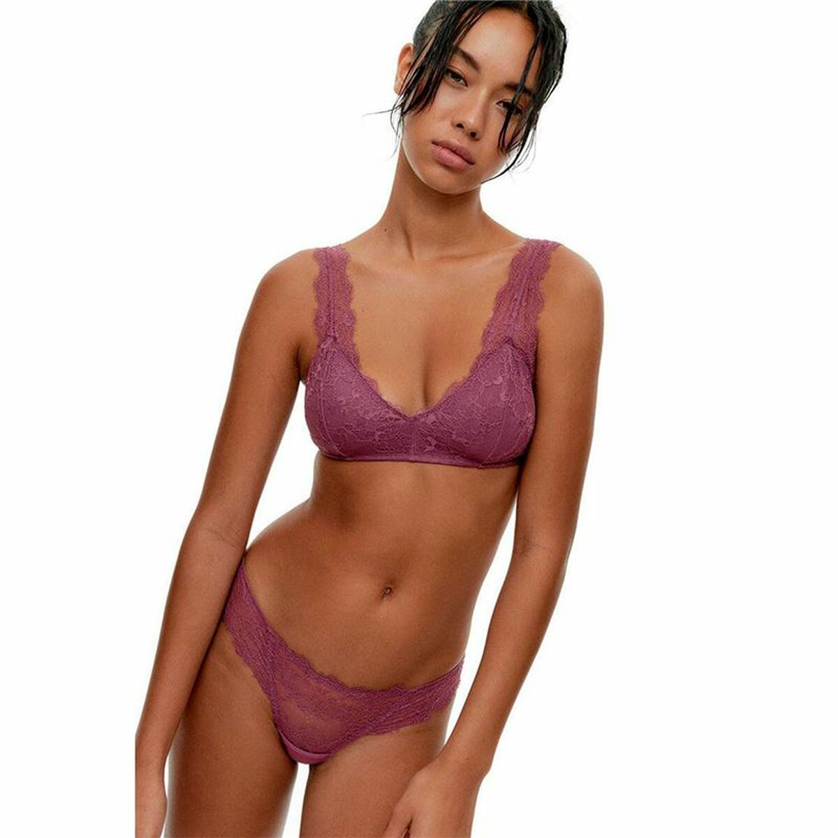 Bra Black Limba Halter Dulcet Tulipwood Pink/M
