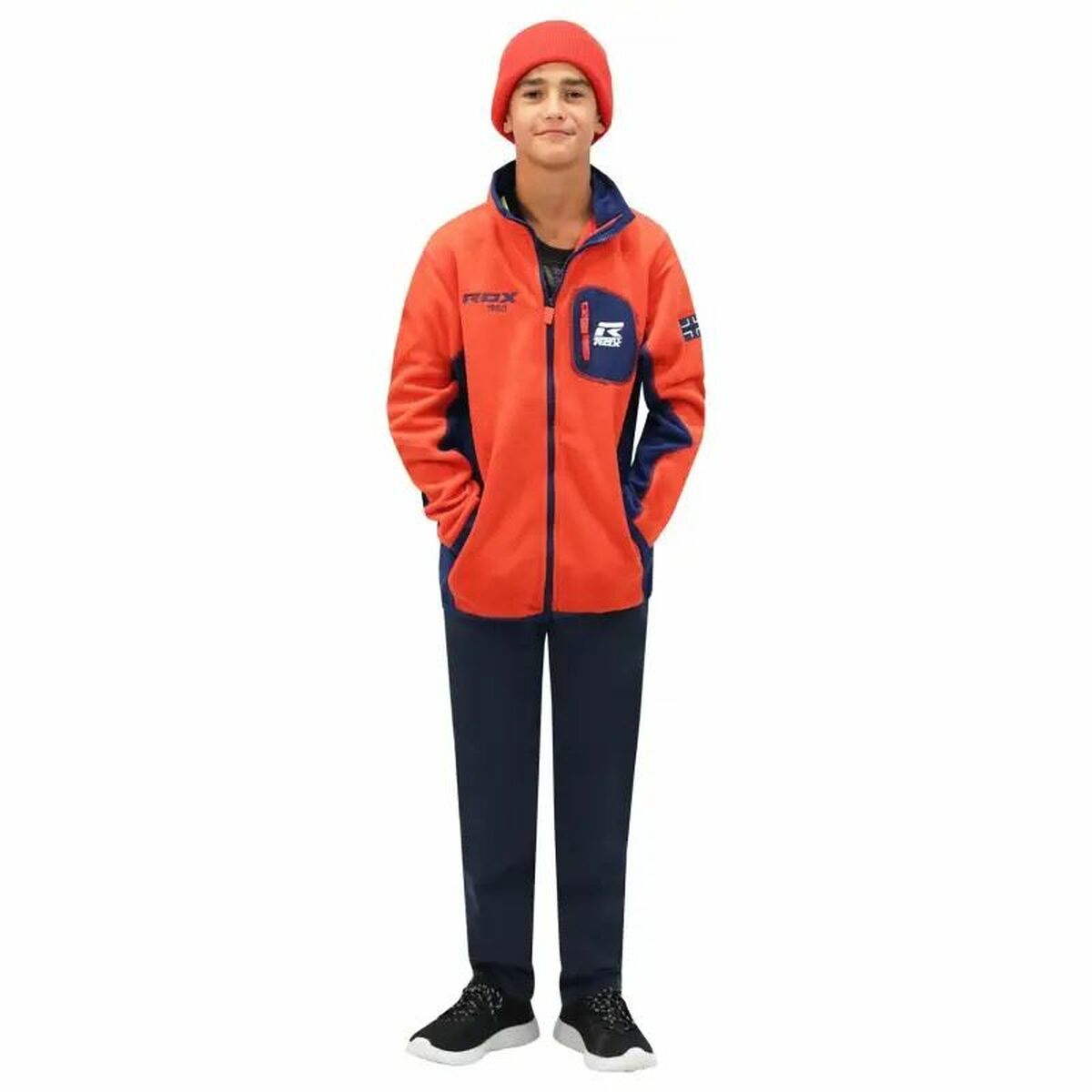 Fleece Lining Rox R-Aircraft Red Orange Children's/8 Years