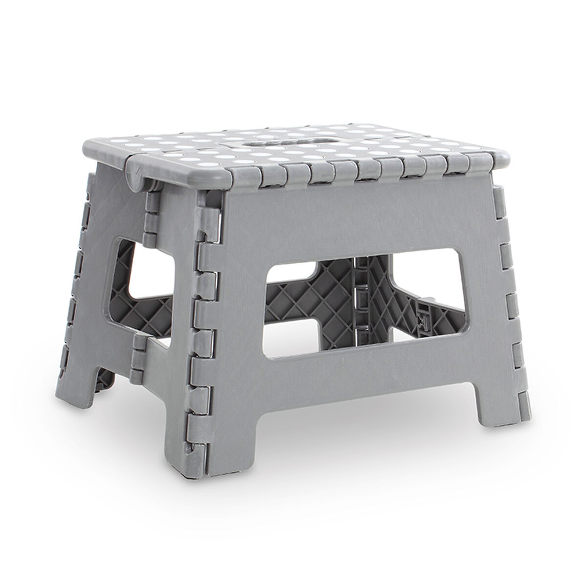Marbueno Folding Stool Plastic Assorted Color 31.5x25x22 cm Garden 10533