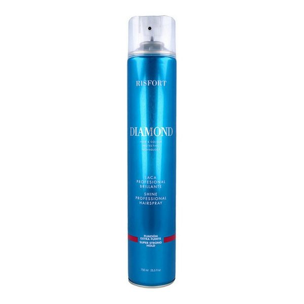 Extra Firm Hold Hairspray Diamond Risfort Diamond Laca/Spray (750 ml)