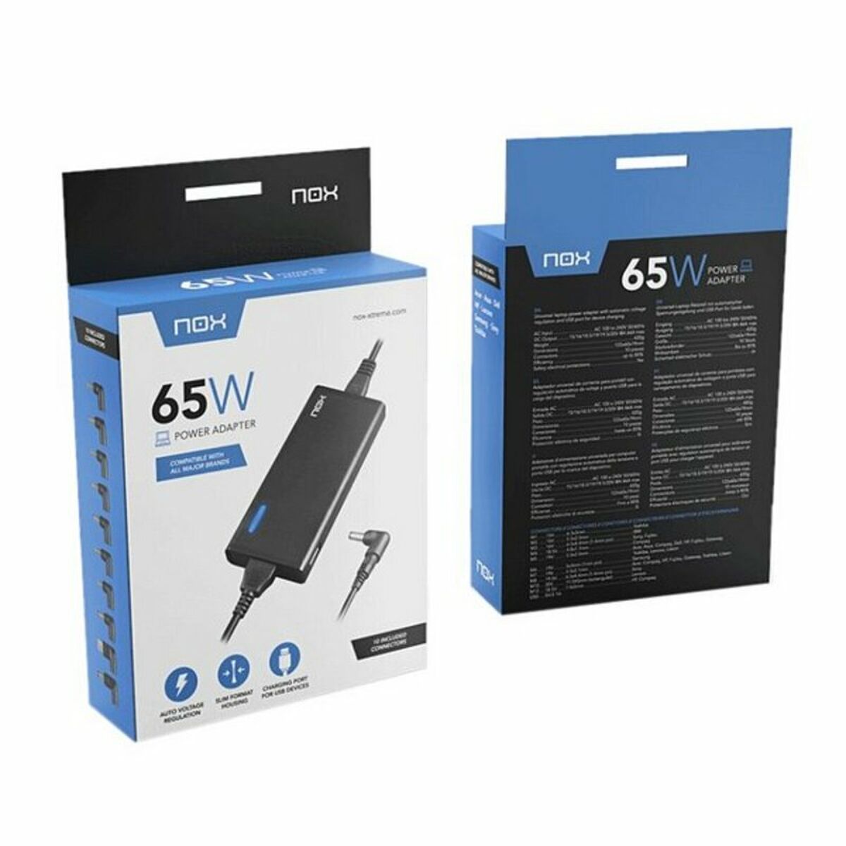 Laptop Charger Nox-Xtreme NXPWR/65 W