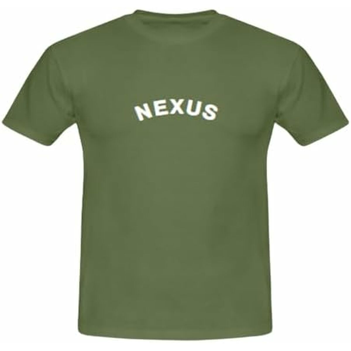 Men’s Short Sleeve T-Shirt Nexus PALAU White Brown Green/2XL