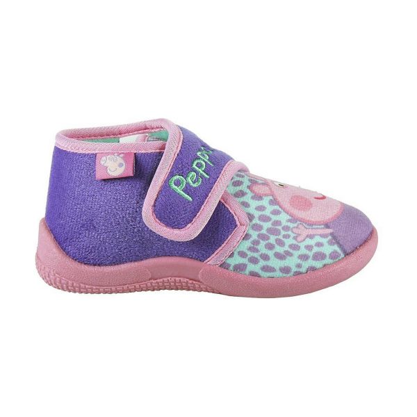 3D House Slippers Peppa Pig Pink Purple/21