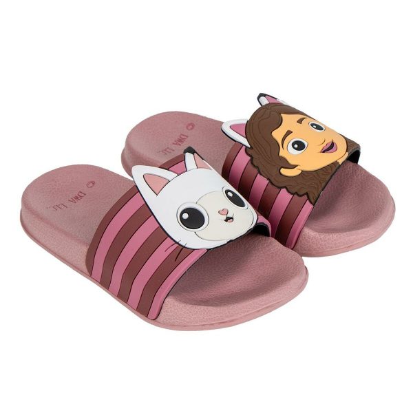 Swimming Pool Slippers Gabby's Dollhouse Pink/24-25