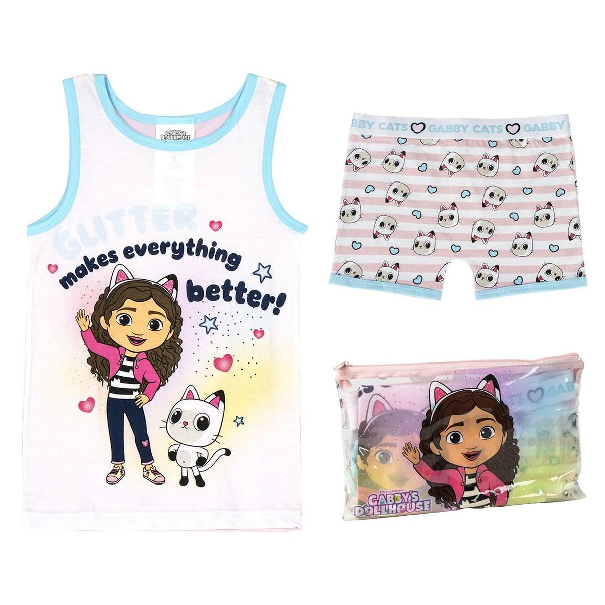 Children's Pyjama Gabby's Dollhouse Pink/2 Years