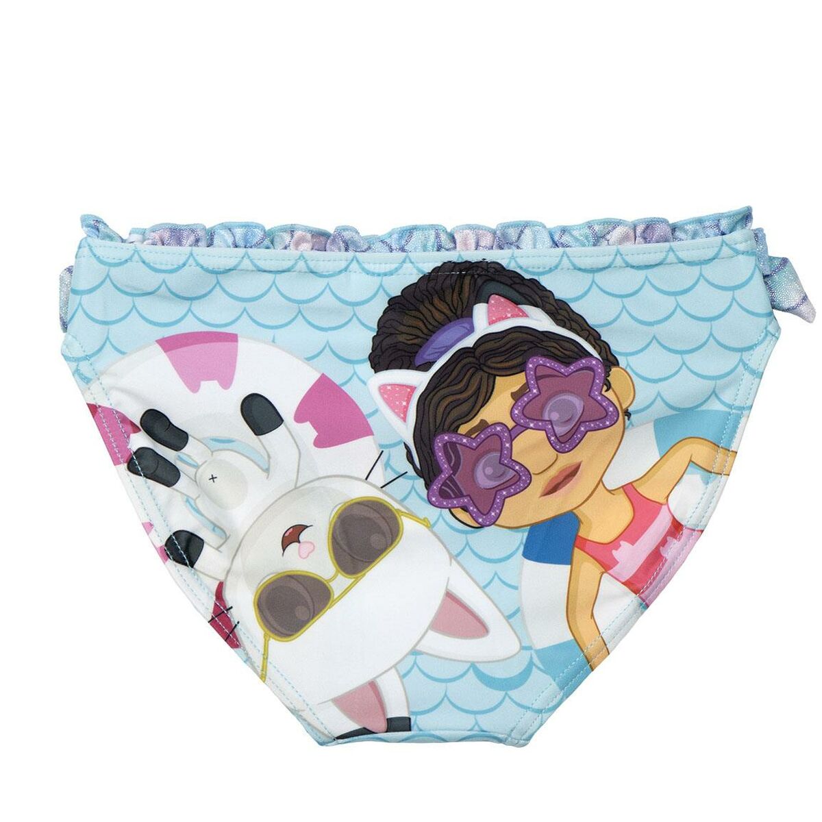 Swimsuit for Girls Gabby's Dollhouse Blue/2 Years