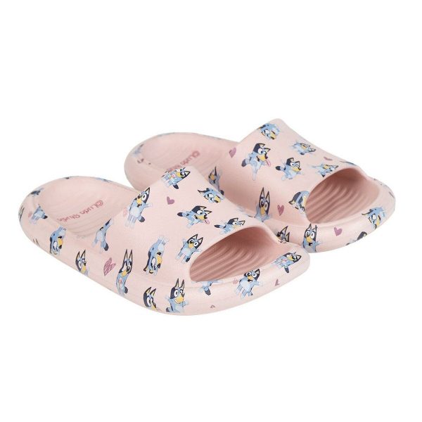 Swimming Pool Slippers Bluey Pink/24-25