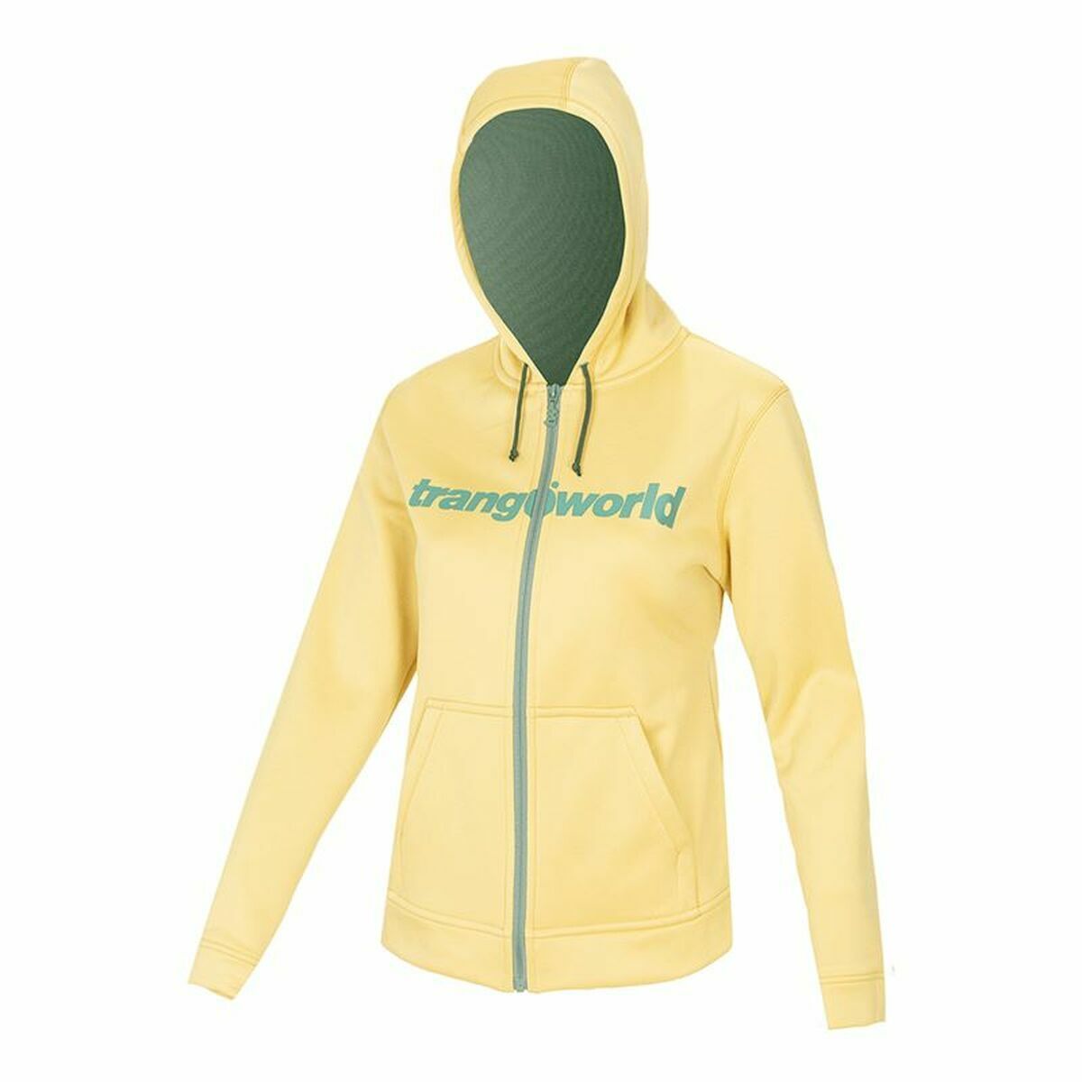 Women's Sports Jacket Trangoworld Liena With hood Yellow/L