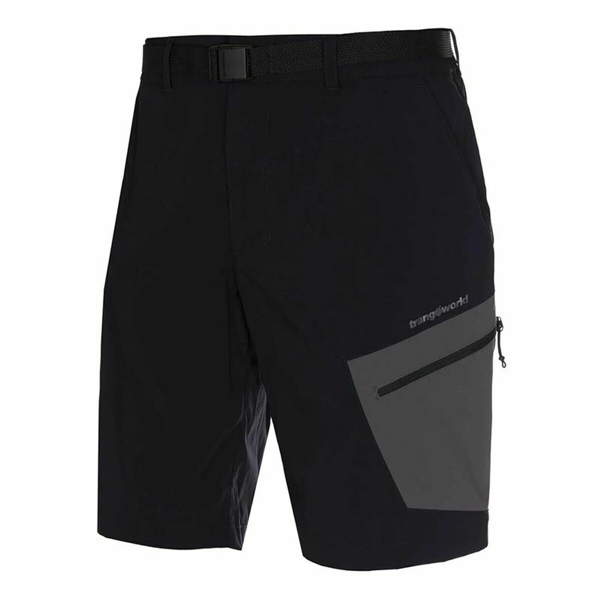 Sports Shorts Trangoworld Laruns Black Moutain Multicolour/L