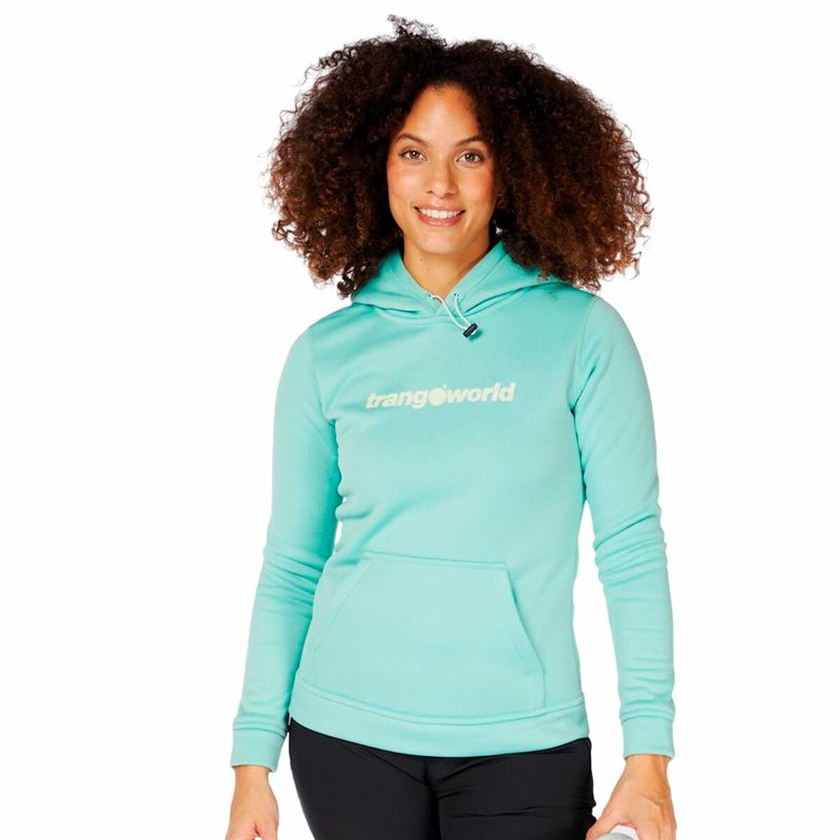 Women’s Hoodie Trangoworld Poppi Aquamarine/L
