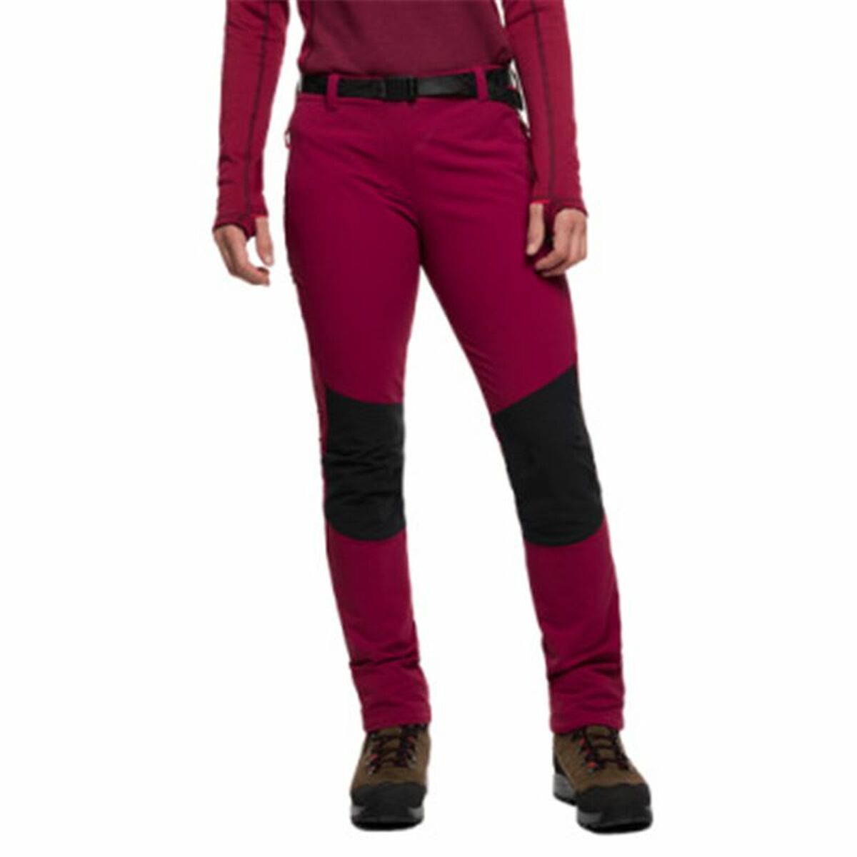 Long Sports Trousers Trangoworld Dunai Dr Crimson Red Lady/L