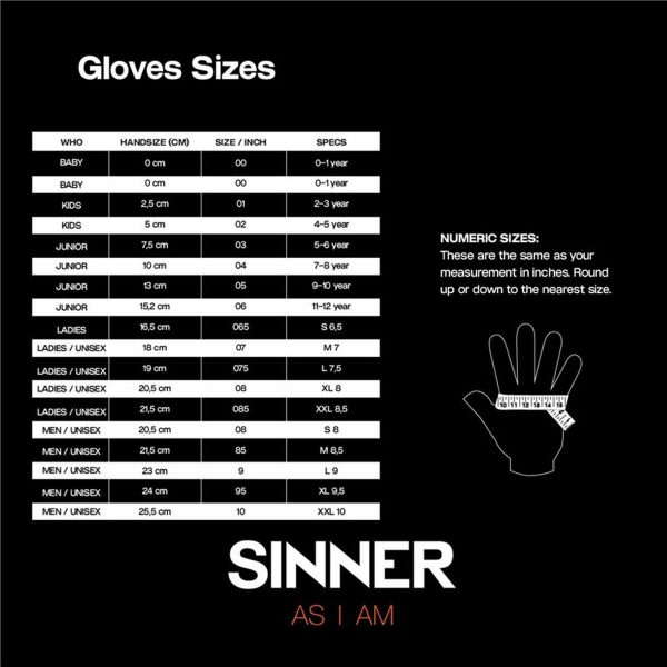 Ski gloves Sinner Phoenix Black/5-6 Years - Image 3