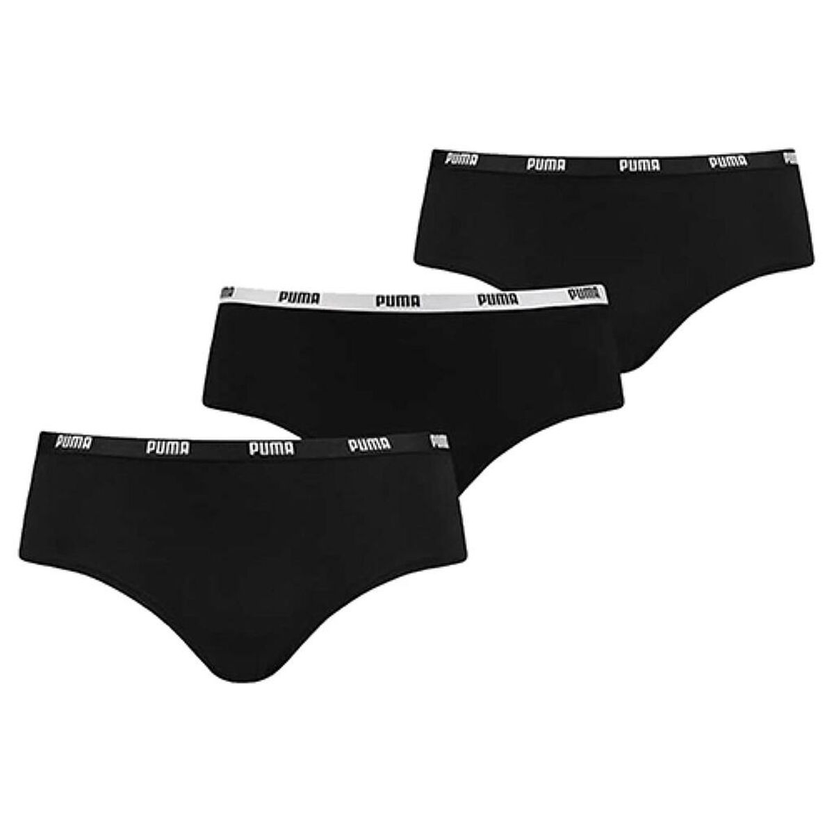 Panties HISTER Puma 503007001 200 3 Pieces Black/S