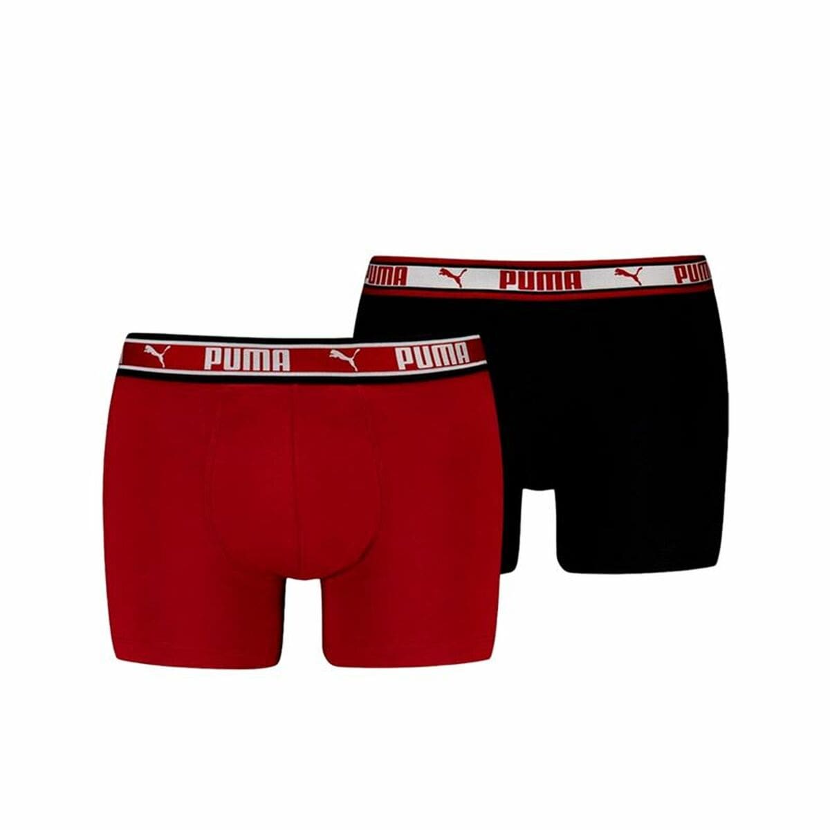 Men's Boxer Shorts Puma Black Red/XXL