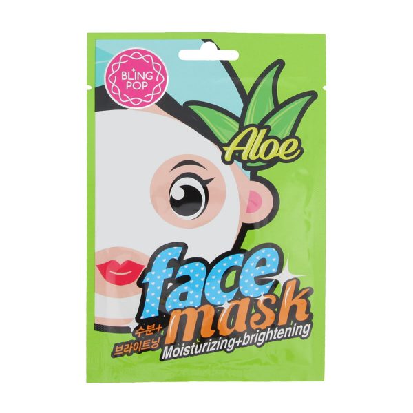 Facial Mask Bling Pop Moisturizing & Brightening 20 ml 1 Unit