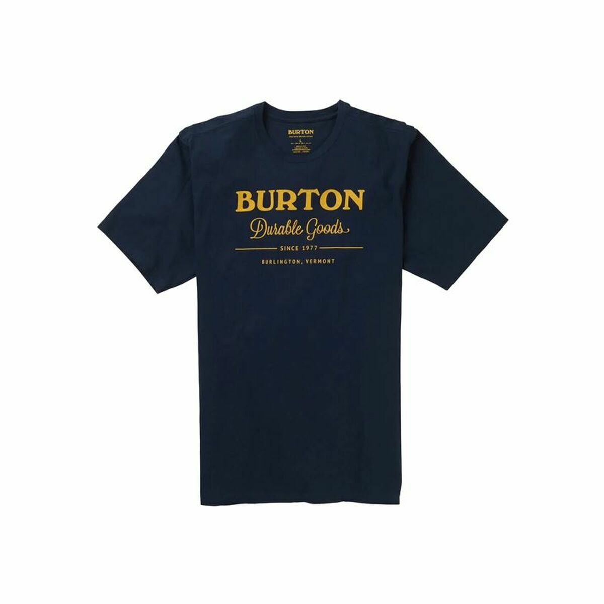Men’s Short Sleeve T-Shirt Burton Durable Goods Black/M