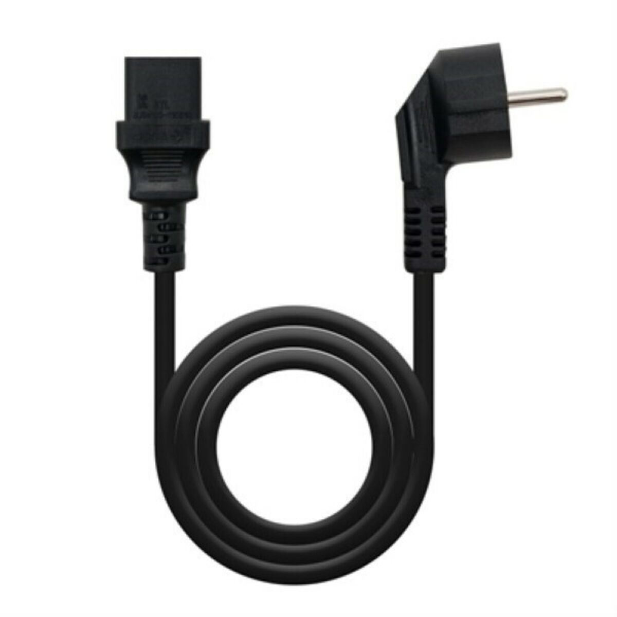 Power Cord NANOCABLE 10.22.01 CEE7 C13 Black/3 m
