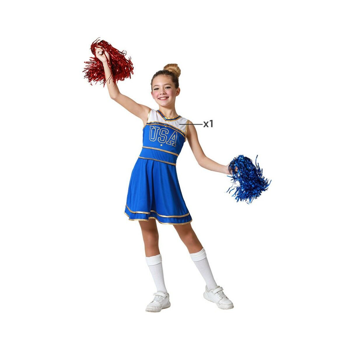 Costume for Children Blue Entertainer/3-4 Years