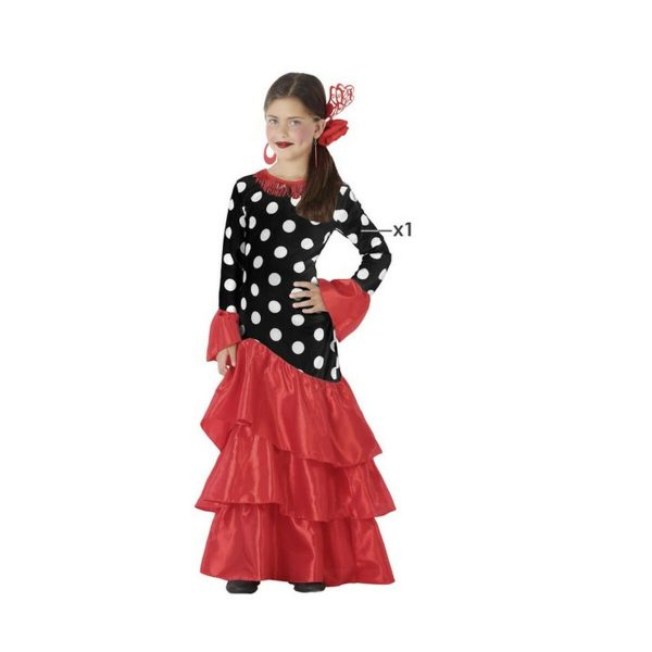 Children's costume Black Red Spain/5-6 Years - Image 3