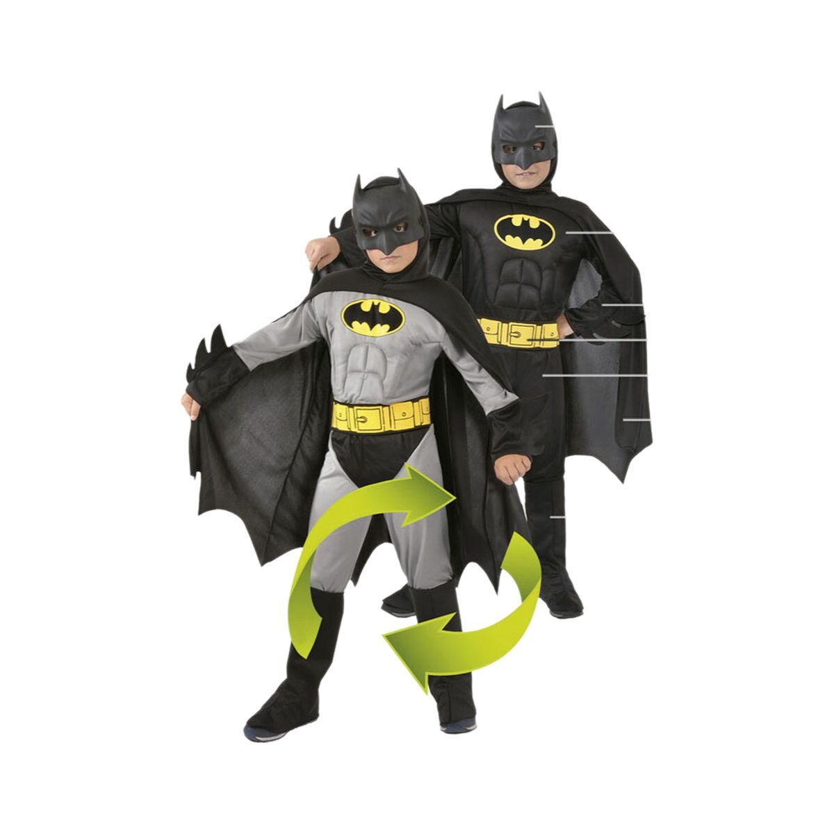 Costume for Children Batman Reversible/3-4 Years
