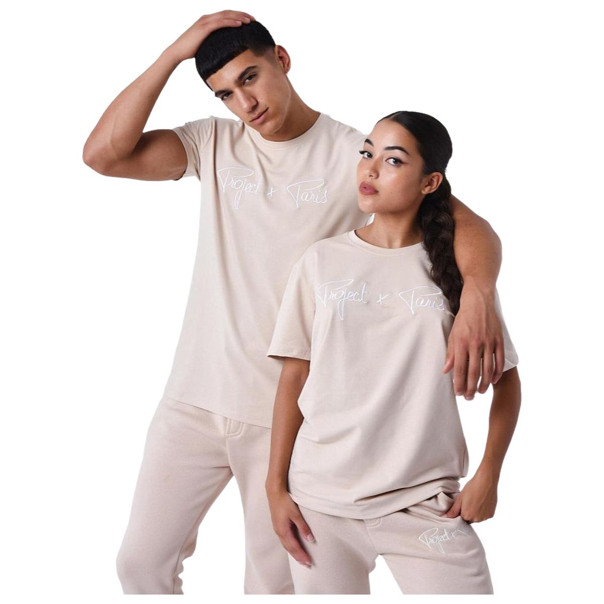 Men’s Short Sleeve T-Shirt Project X Paris 1910076 BG2 Beige/M