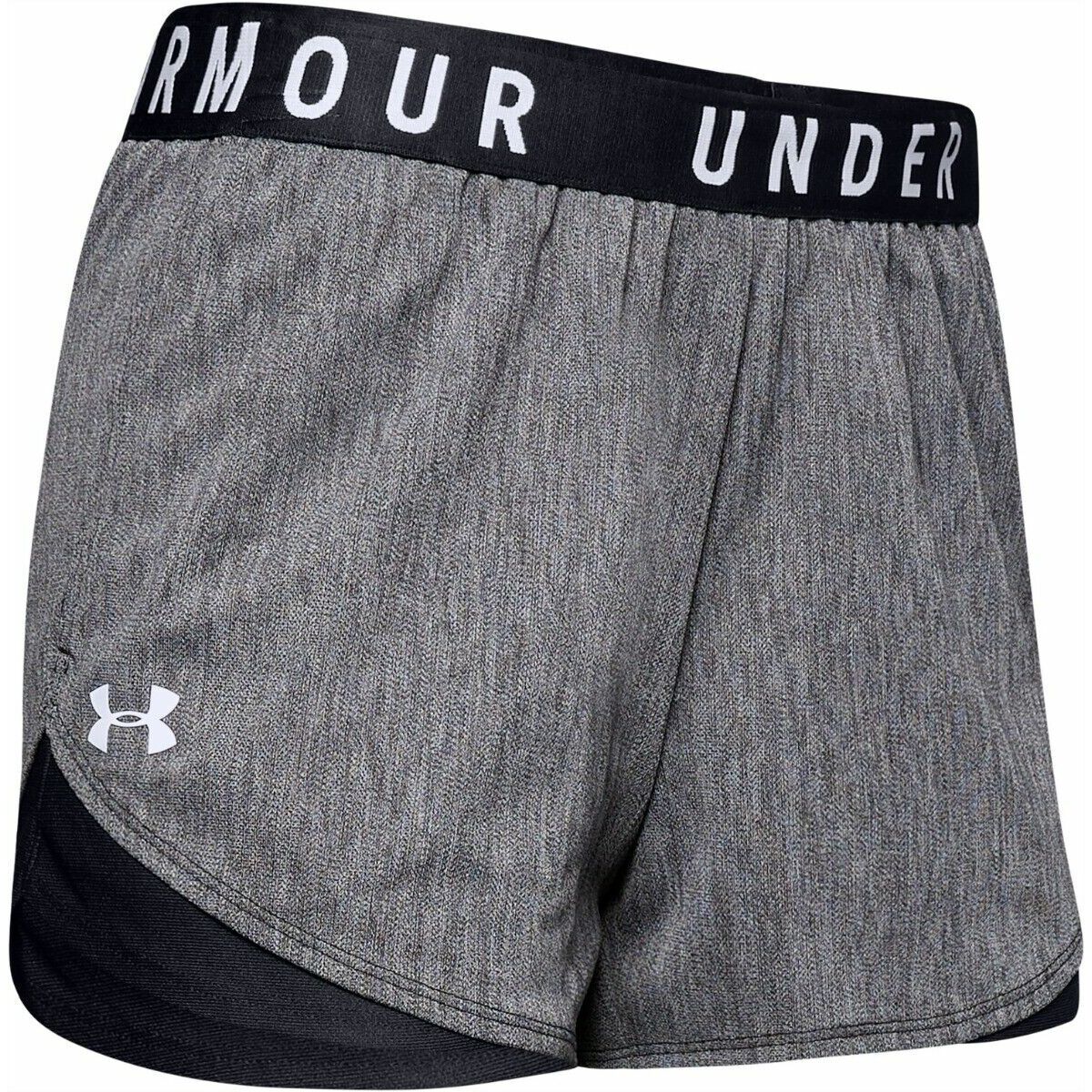 Sports Shorts for Women Under Armour Play Up 3.0 Twist Dark grey Black/M