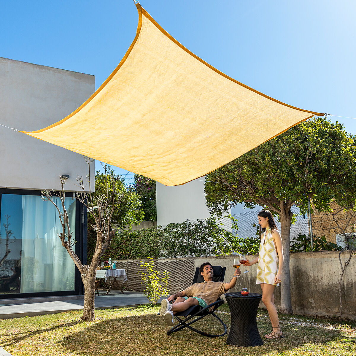 Rectangular Shade Sail Shazail InnovaGoods 2 x 3 m/Grey