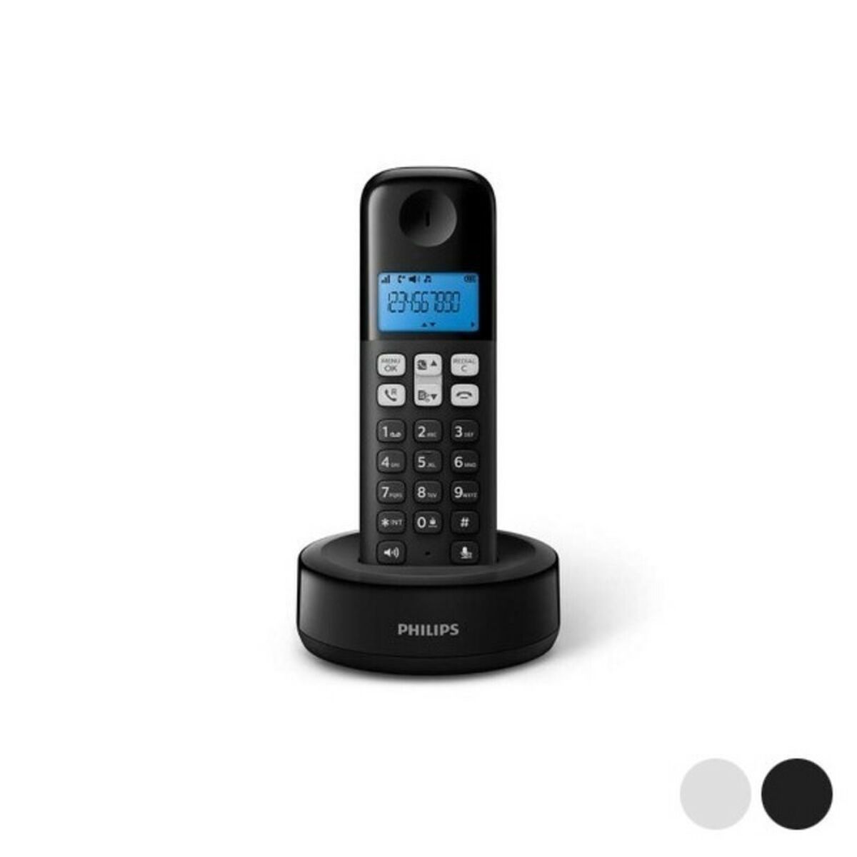 Wireless Phone Philips D1611 1,6" 300 mAh GAP/Black