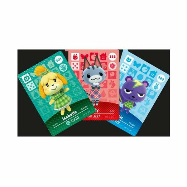 Interactive Toy Nintendo amiibo Animal Crossing Cards - Series 4 Pack 3 Pieces 3 Units