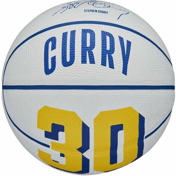 Basketball Ball Wilson Player Icon Mini Curry White (Size 3)