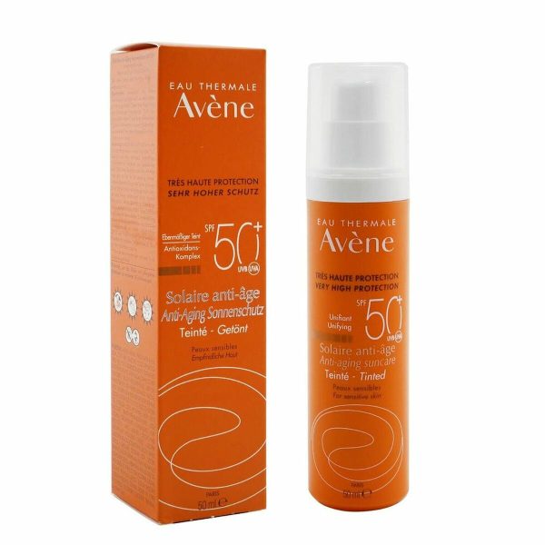 Sun Protection with Colour Avene 192921 50 ml Anti-ageing 2 Pieces