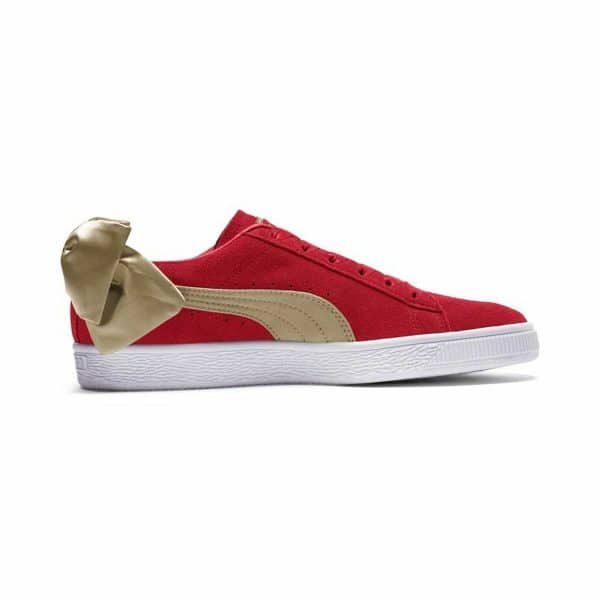 Women's casual trainers Puma Sportswear Suede Bow Varsity Red/38 - Image 3