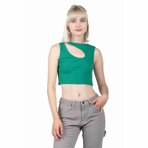 Women’s Short Sleeve T-Shirt 24COLOURS Casual Green/40 - Image 4