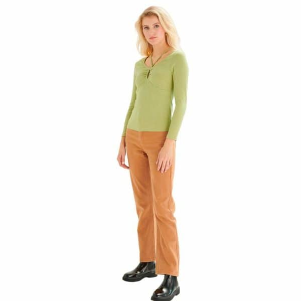 Trousers 24COLOURS Brown/36 - Image 3