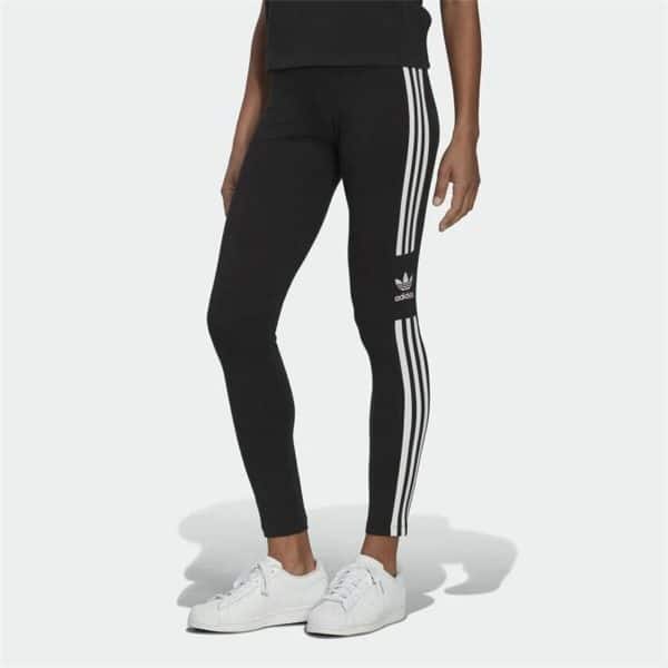 Sport leggings for Women Adidas Adicolor 3 Stripes Trefoil Black/34 - Image 3