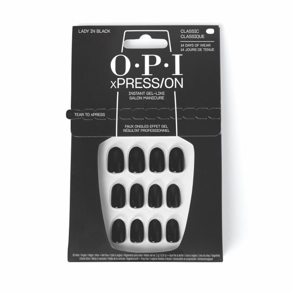 False nails Opi #Lady in Black Lady In Black 30 Pieces