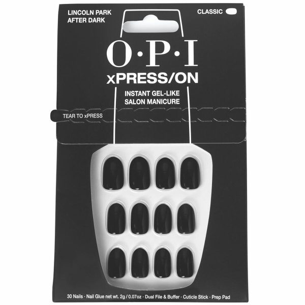 False nails Opi #Lincoln Park After Dark 30 Pieces