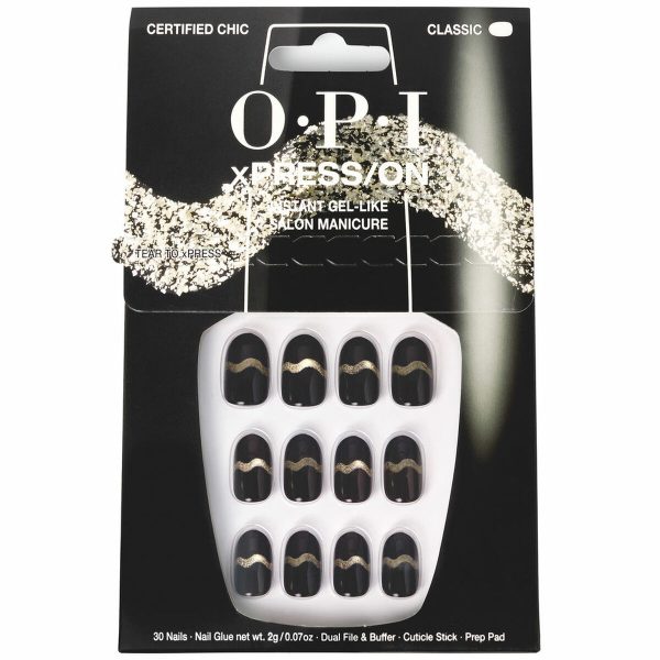 False nails Opi #Certified Chic 30 Pieces