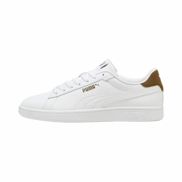 Women's casual trainers Puma Smash 3.0 L White Green/40 - Image 3