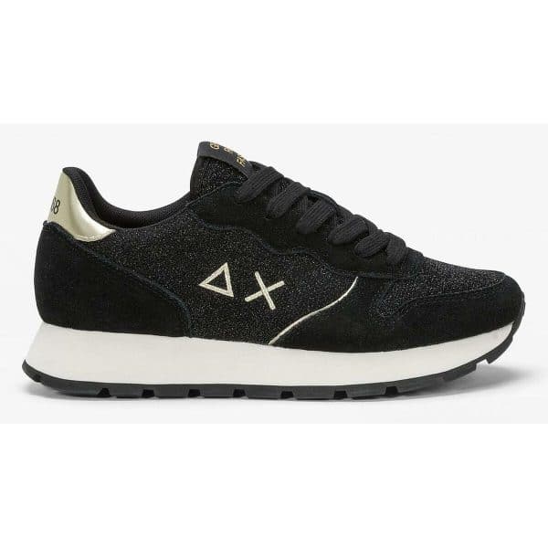 Women's casual trainers SUN68 ALLY GLITTER TEXTILE Z44204 11 Black/39 - Image 2