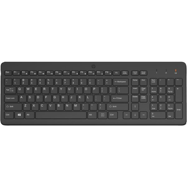 Wireless Keyboard HP 225 Black Spanish Qwerty QWERTY