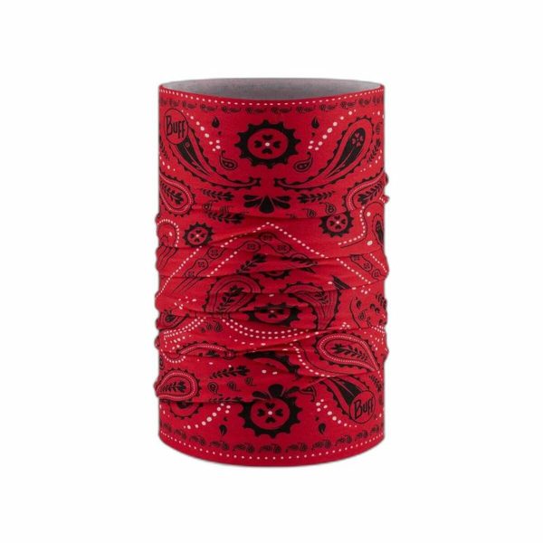 Neck Warmer Buff New Cashmere Crimson Red
