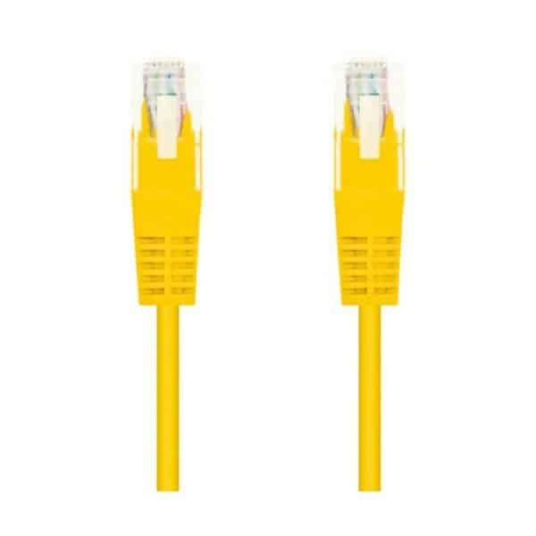 CAT 6 UTP Cable NANOCABLE 10.20.040/Yellow/0,5 m