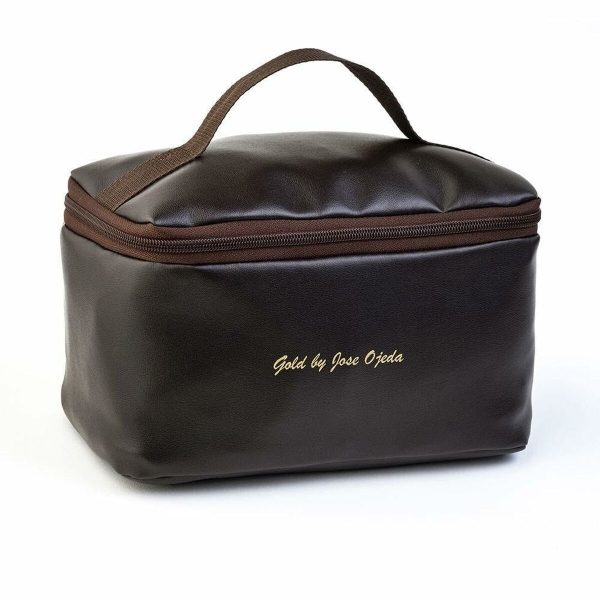 Travel Vanity Case Gold By José Ojeda 28 x 16 x 16 cm