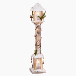 Street lamp Wood 16 x 16 x 85 cm